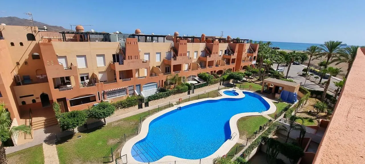 شقة Homes Of Spain, Apartamentos Paraiso Vera Playa, Ed Tahiti, Atico B De 2 Dormitorios Con Piscina Privada En Solarium Y Barbacoa, Pie De Playa Playas de Vera